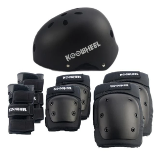 Koowheel Skateboarding Helmet and Protection Set