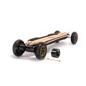 Diablo Bamboo 2 in 1 Skateboard - Black 97mm Tyres